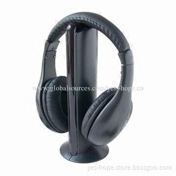 Stereo silent disco RF headphone for party